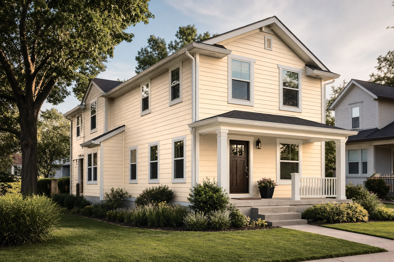 Oakwood Manor by Benjamin Moore on exterior
