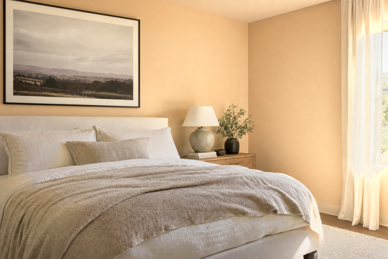 Fennel by Benjamin Moore on interiors