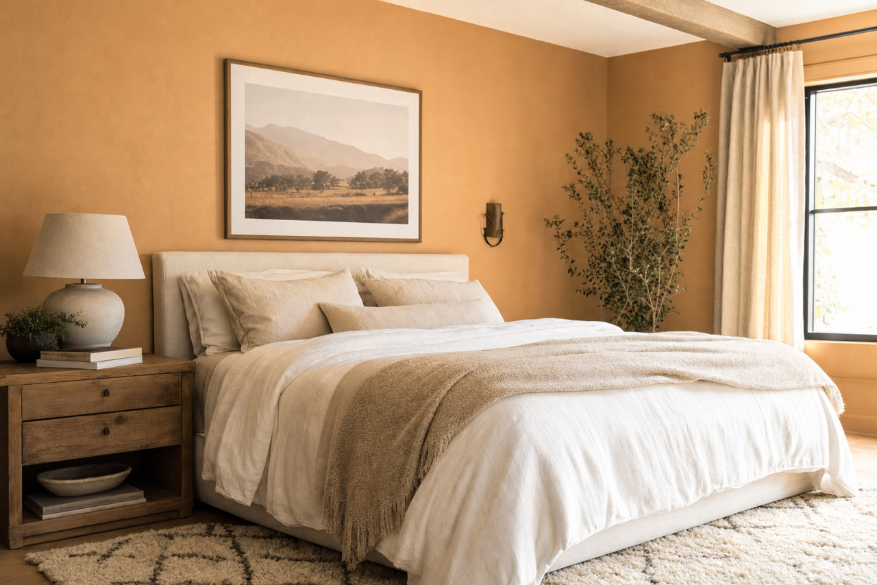 Desert by Benjamin Moore on interiors