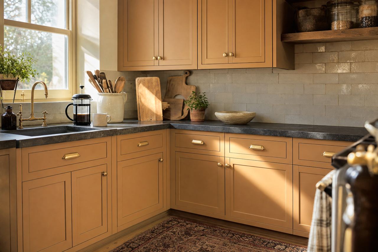 Gladstone by Benjamin Moore on cabinets