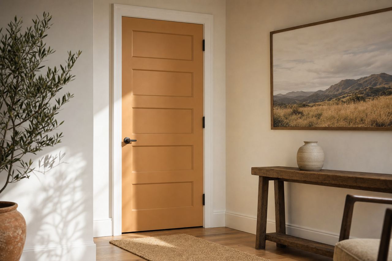 Gladstone by Benjamin Moore on interior-doors