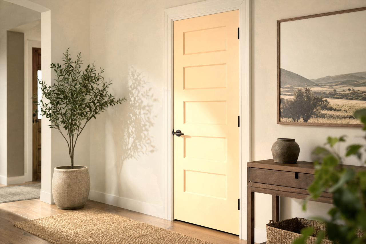 Monarch by Benjamin Moore on interior-doors