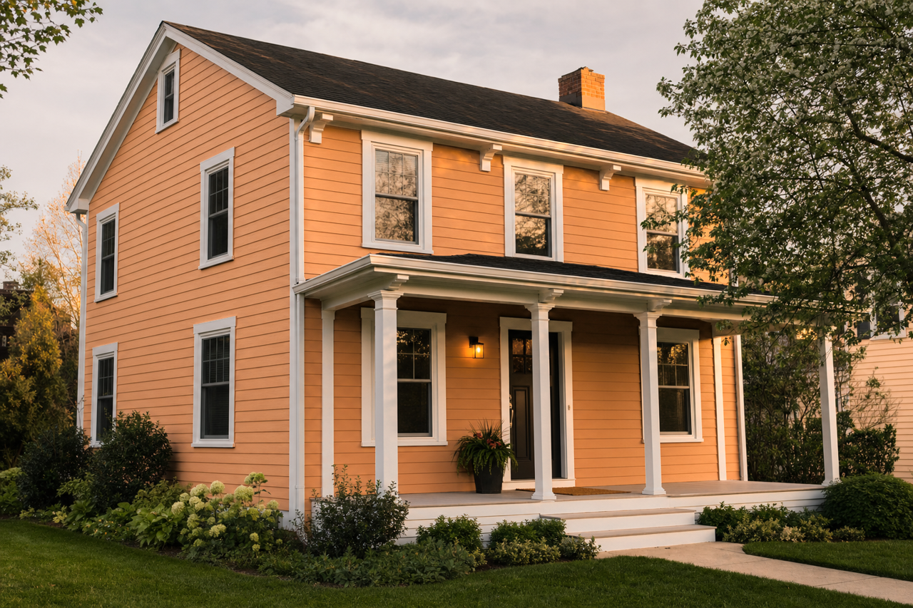 Rio Rancho Clay by Benjamin Moore on exterior