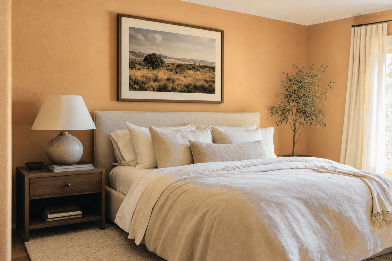 Gingerbread by Benjamin Moore on interiors