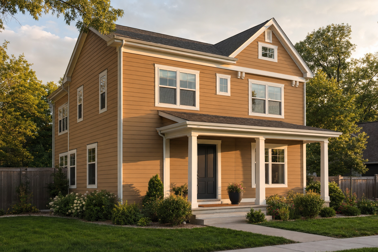 Graham by Benjamin Moore on exterior