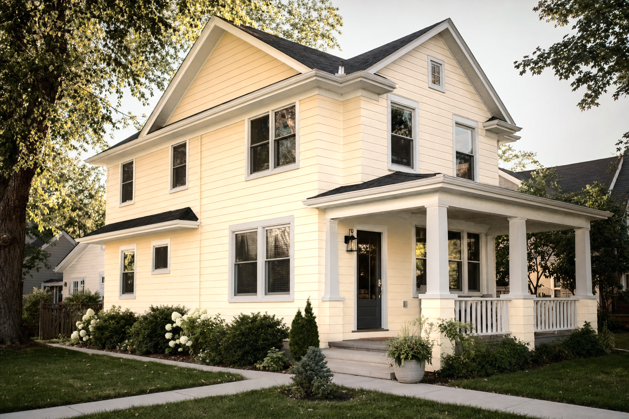 Heartsmere by Benjamin Moore on exterior