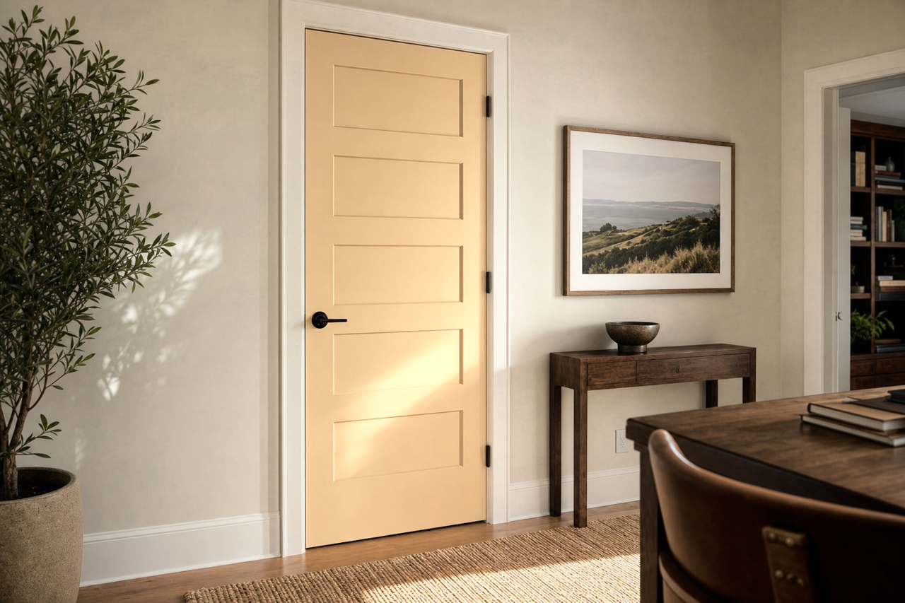 Sepia by Benjamin Moore on interior-doors