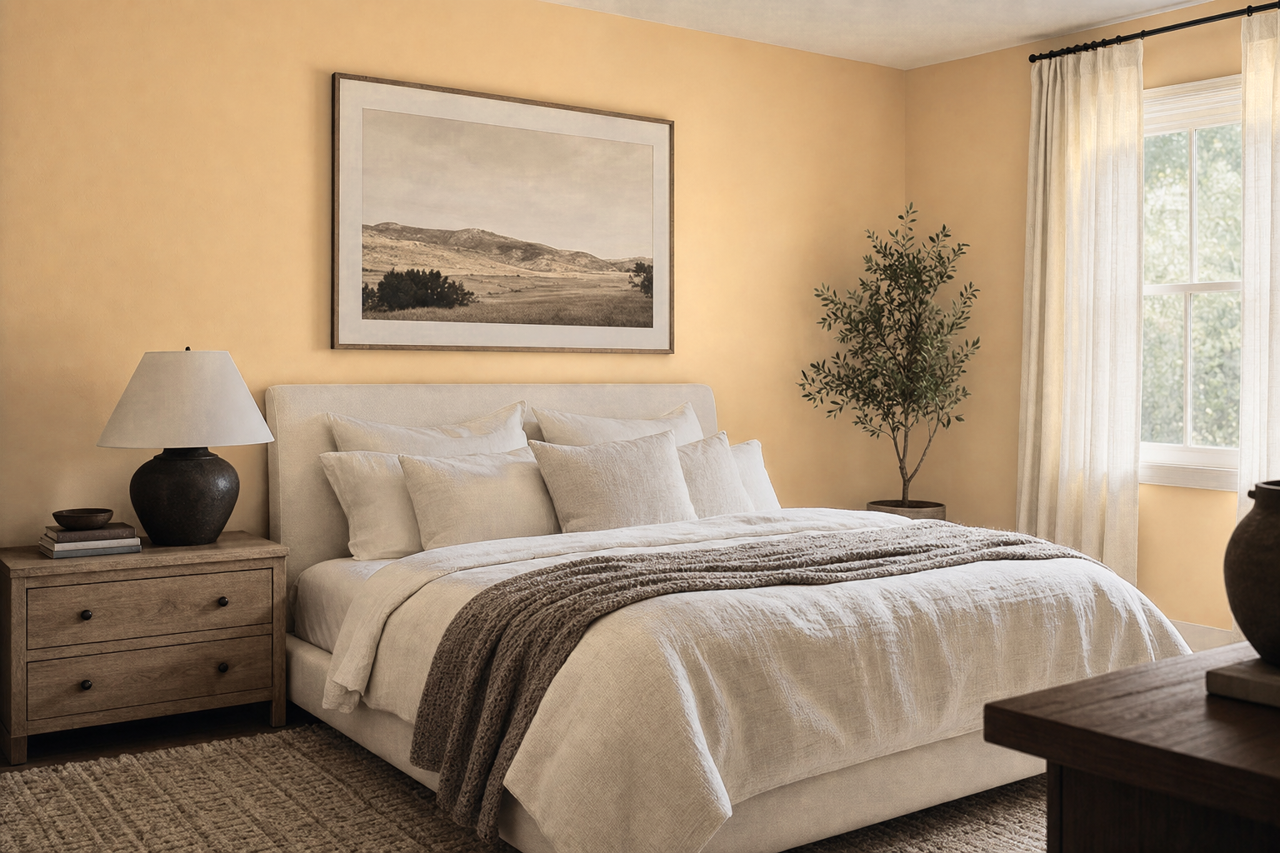 Sepia by Benjamin Moore on interiors