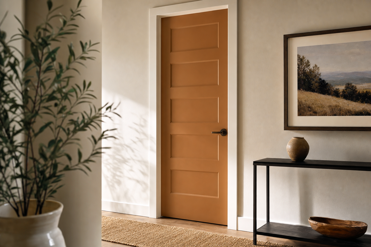 Fort by Benjamin Moore on interior-doors