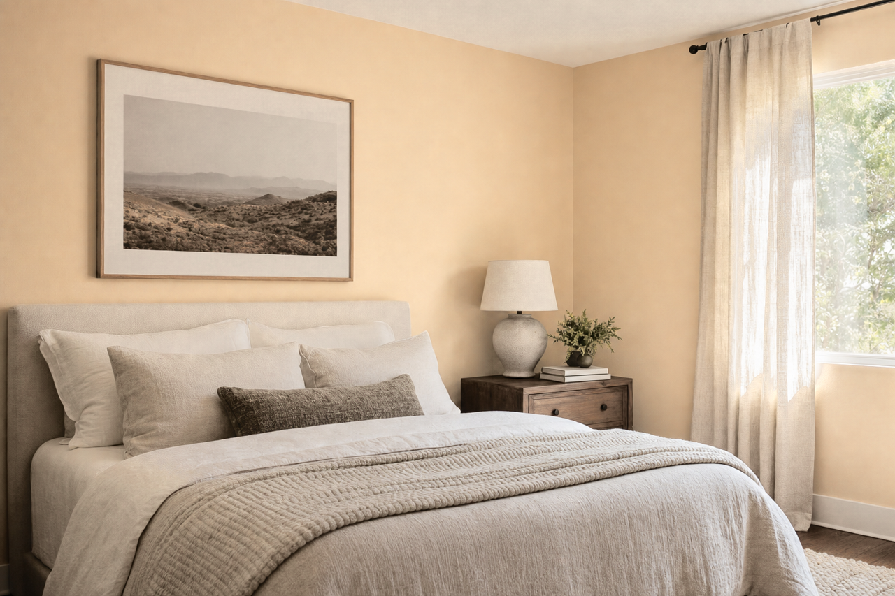 Cocoa by Benjamin Moore on interiors
