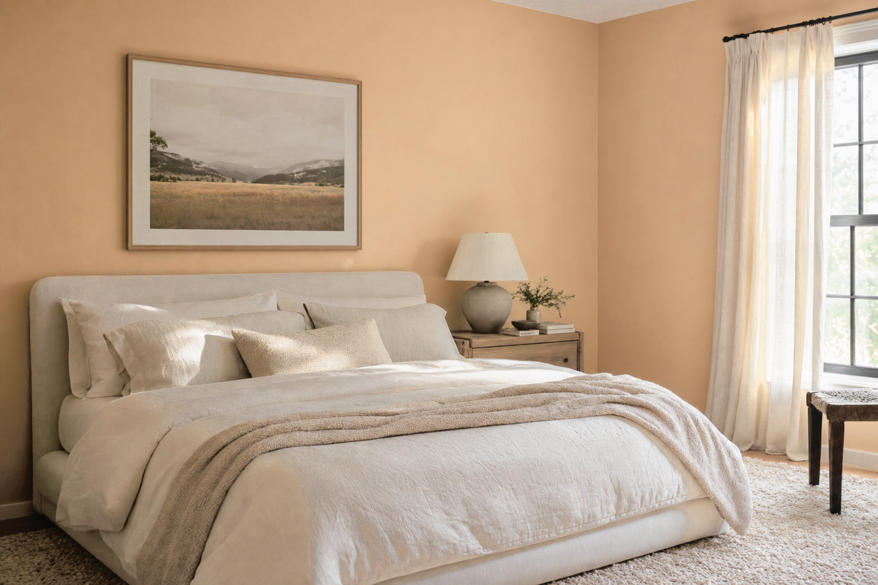 Palm Desert Tan by Benjamin Moore on interiors