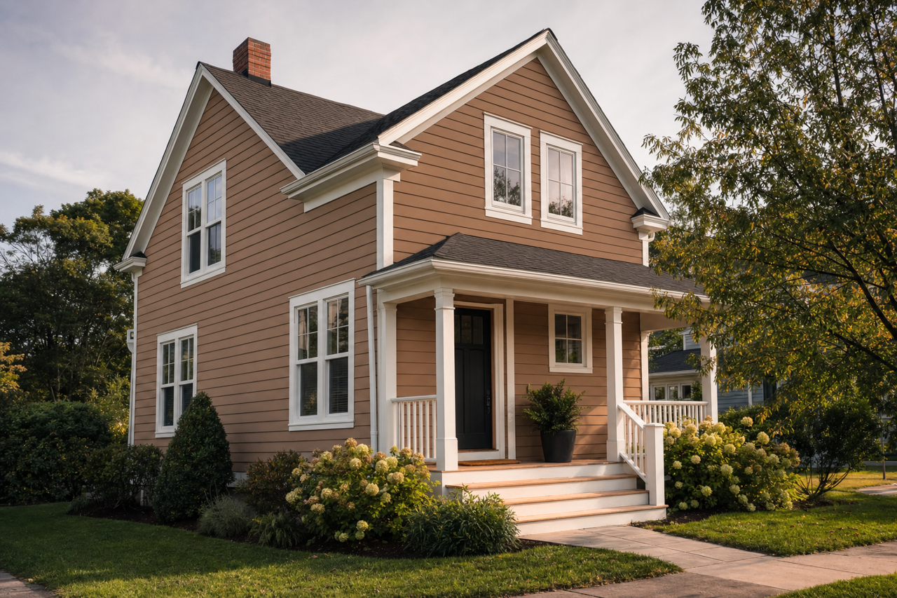 AC-orn by Benjamin Moore on exterior