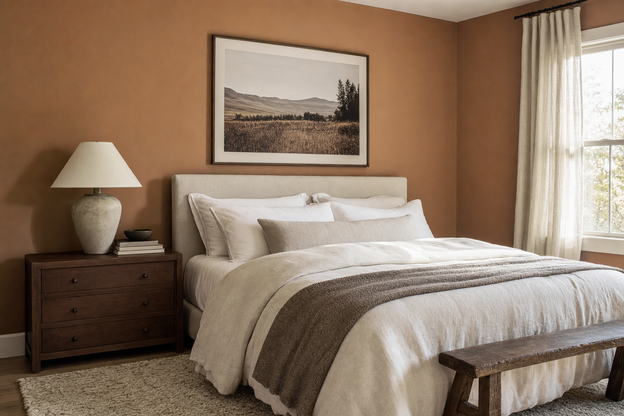 Sedona by Benjamin Moore on interiors