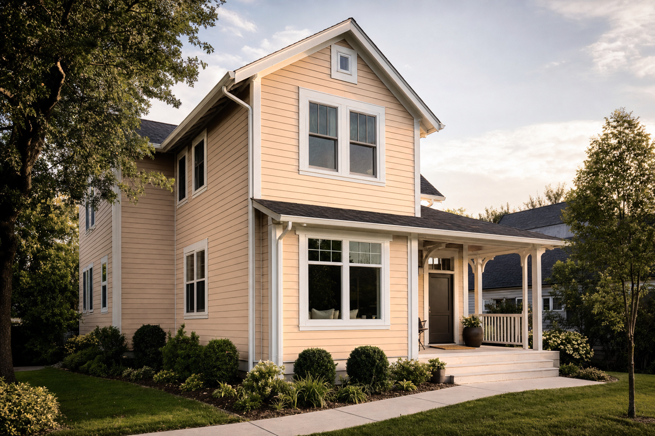 Hidden Oaks by Benjamin Moore on exterior
