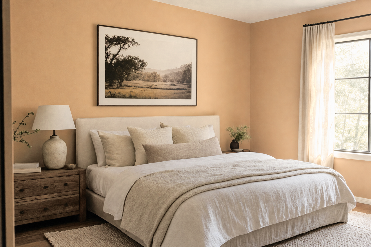 Hidden Oaks by Benjamin Moore on interiors
