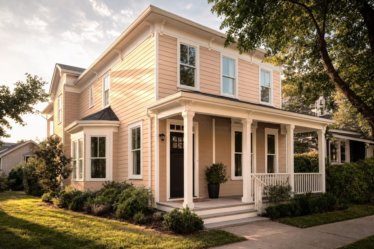 Cafe Royal by Benjamin Moore on exterior