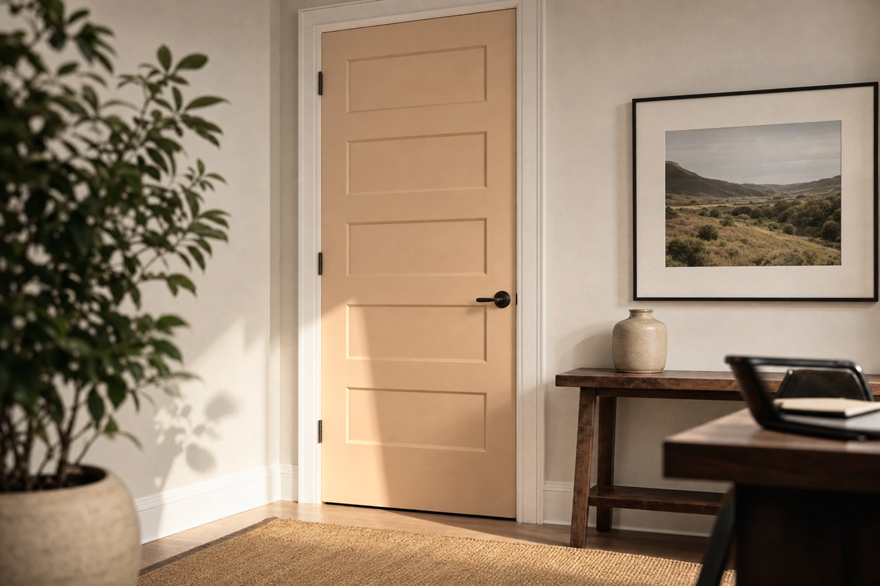 Cafe Royal by Benjamin Moore on interior-doors