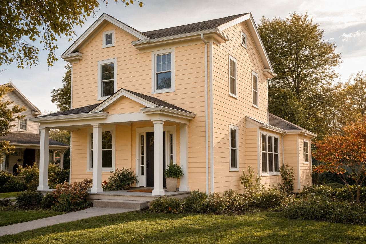 Beachcrest by Benjamin Moore on exterior