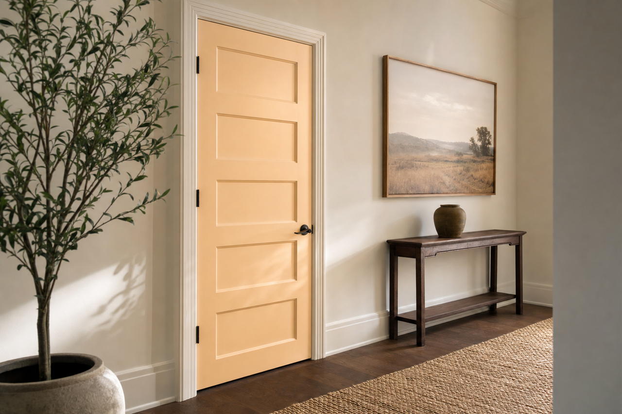 Beachcrest by Benjamin Moore on interior-doors