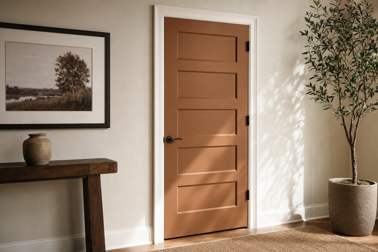 Glenwood by Benjamin Moore on interior-doors