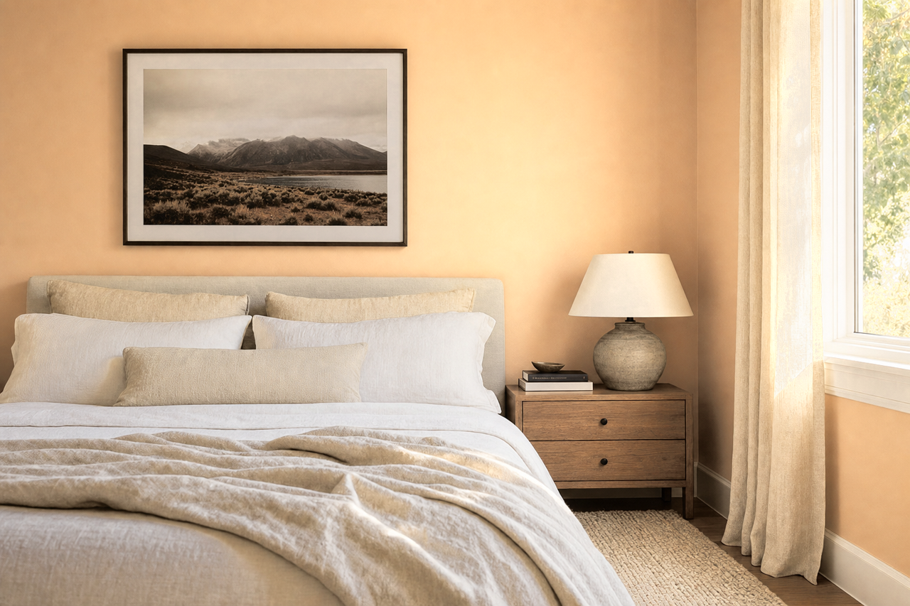 Tucson Tan by Benjamin Moore on interiors