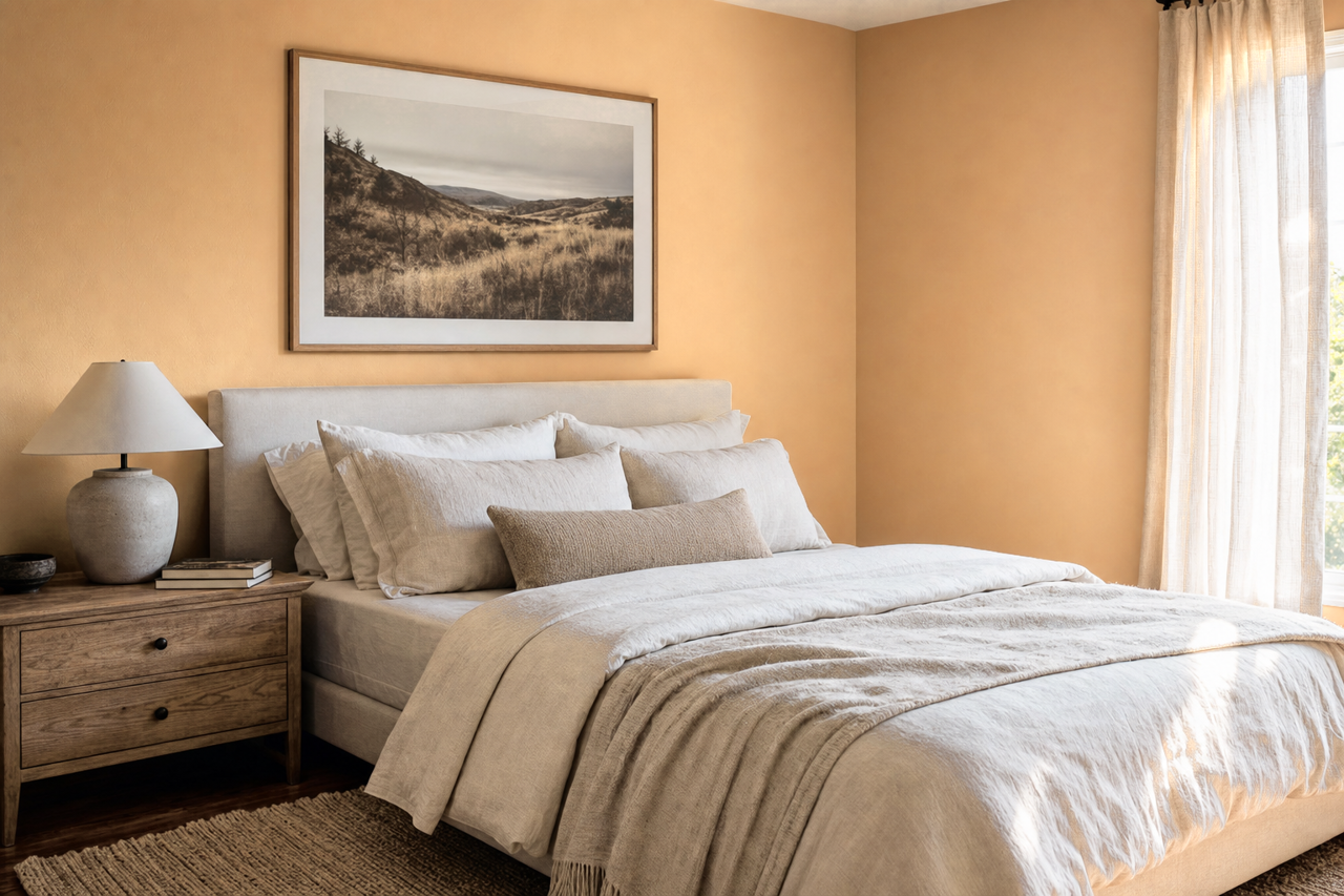 Creamy Custard by Benjamin Moore on interiors