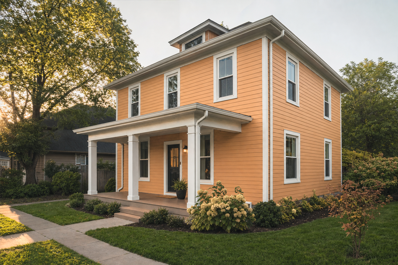 Harvest Bronze by Benjamin Moore on exterior