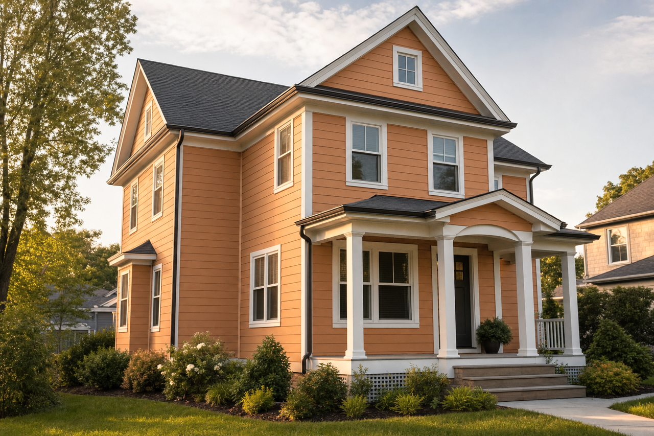 Cognac Snifter by Benjamin Moore on exterior