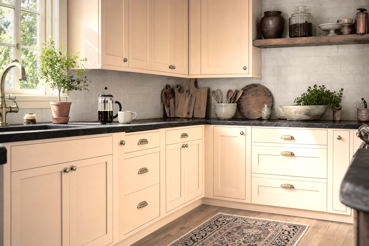 Inner by Benjamin Moore on cabinets