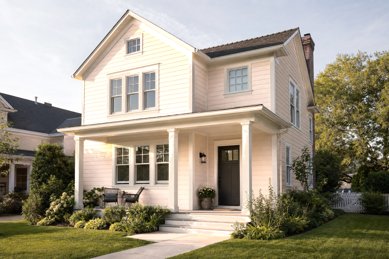 Inner by Benjamin Moore on exterior