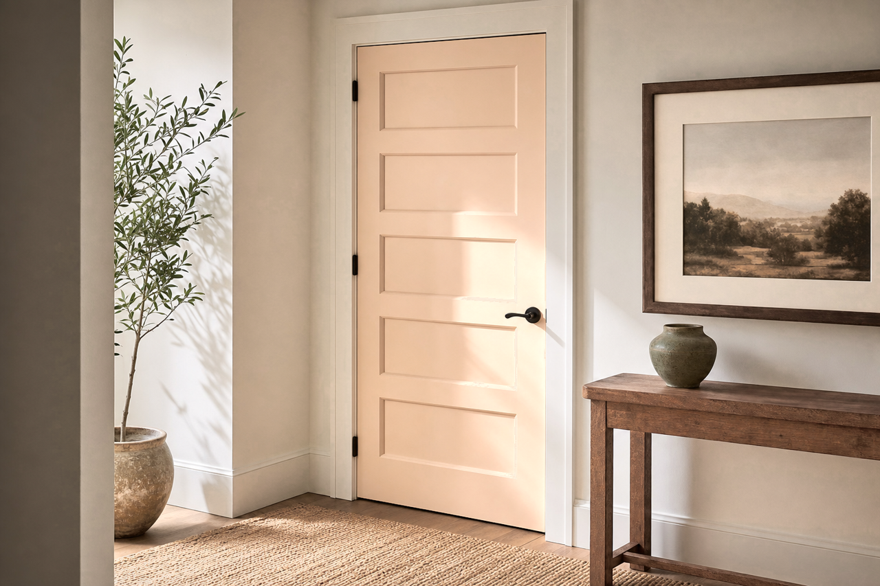 Nature's by Benjamin Moore on interior-doors