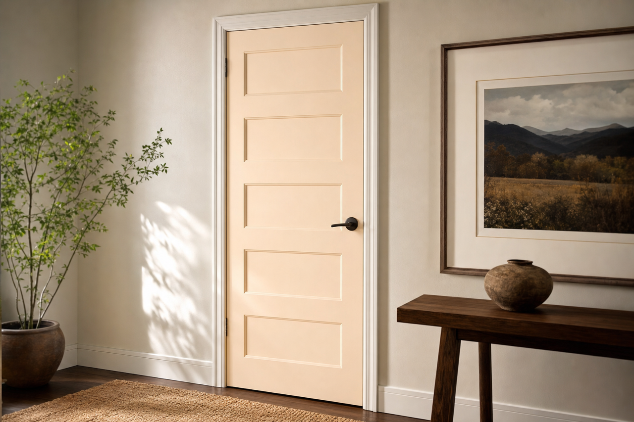 Puppy Paws by Benjamin Moore on interior-doors