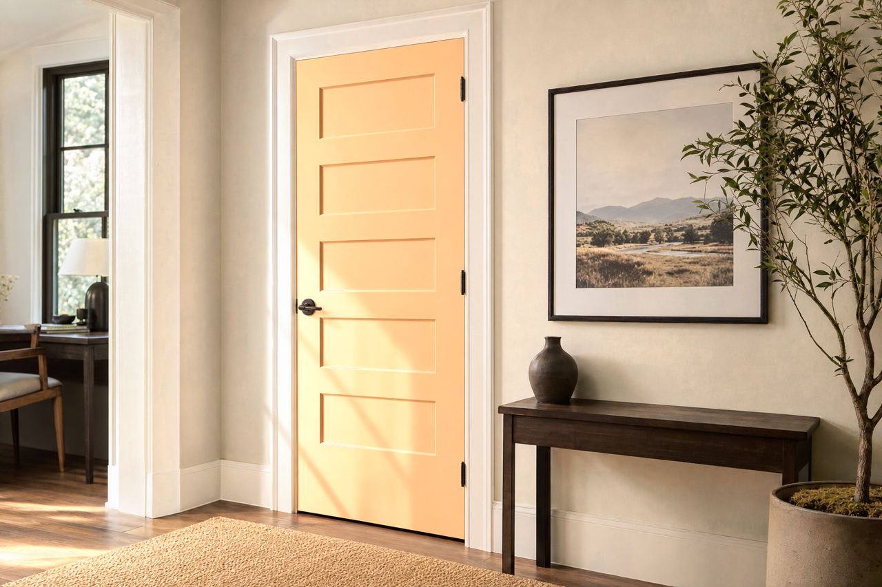 Crestwood by Benjamin Moore on interior-doors