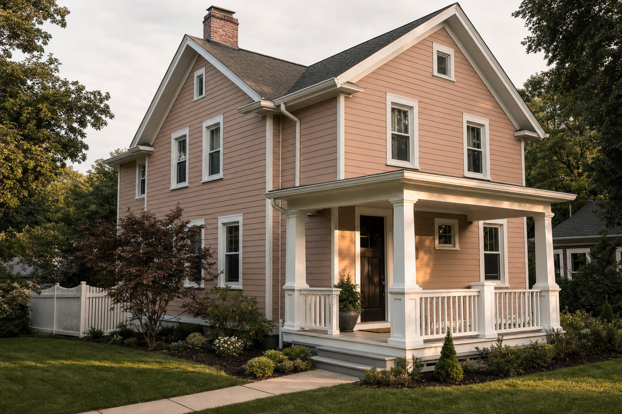 Chadwick Brown by Benjamin Moore on exterior