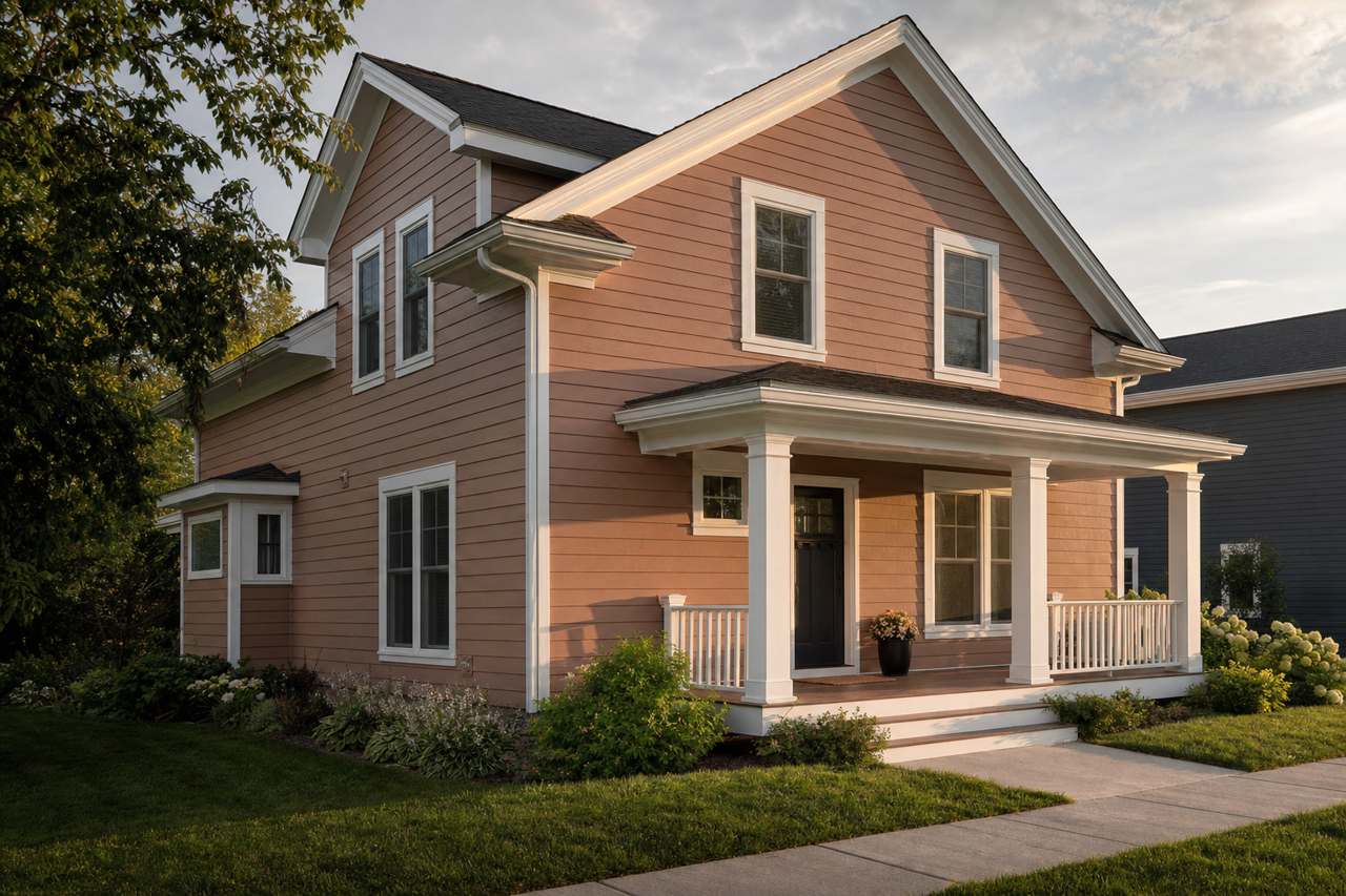 Birchwood by Benjamin Moore on exterior