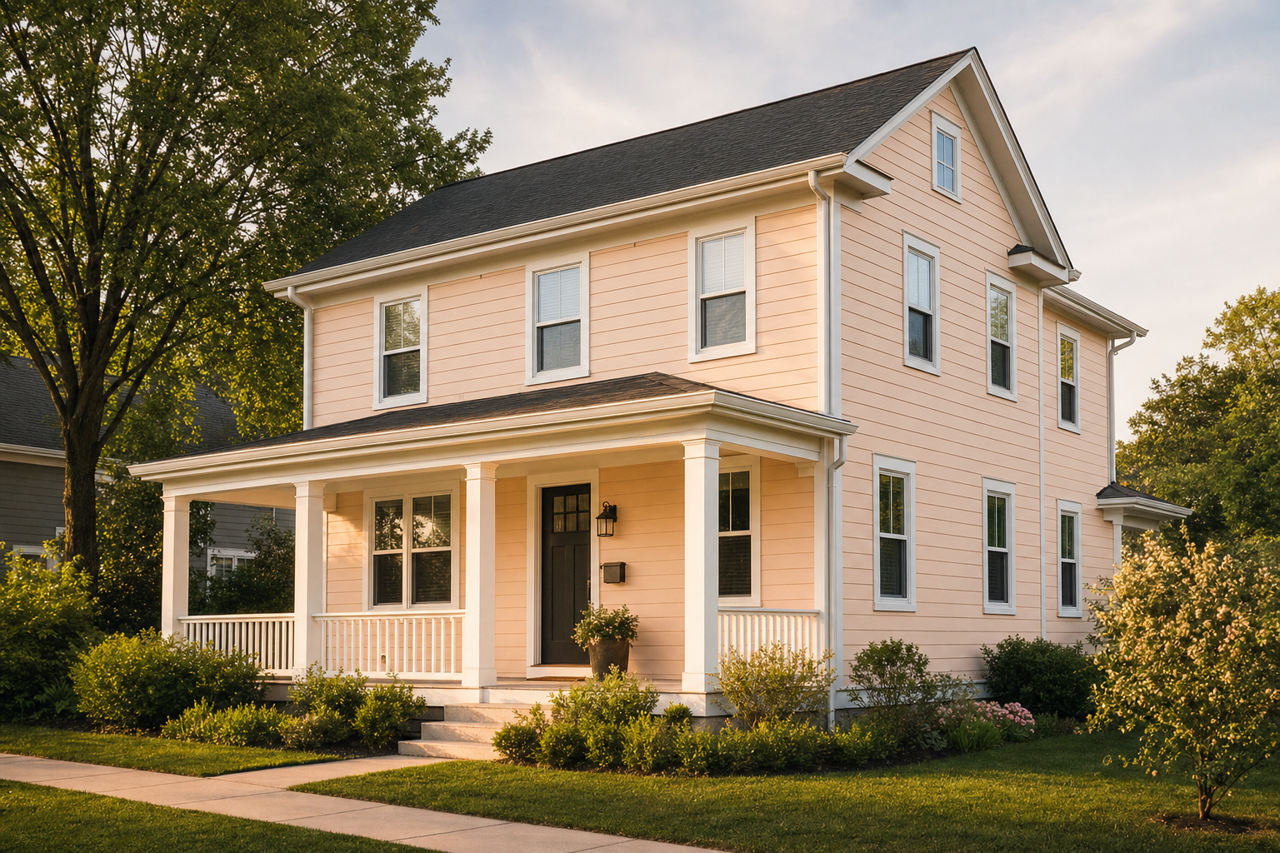 Coastal Cottage by Benjamin Moore on exterior