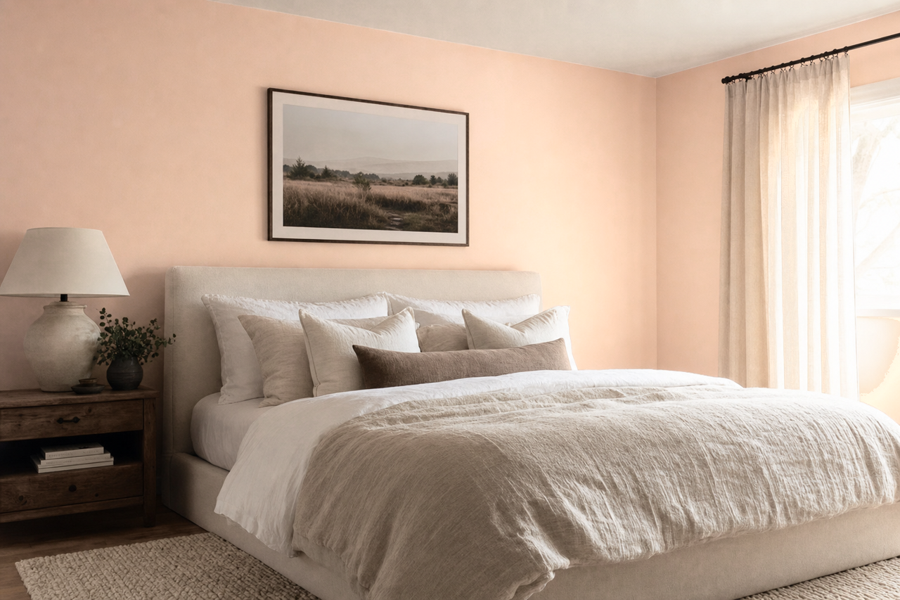 Milk by Benjamin Moore on interiors