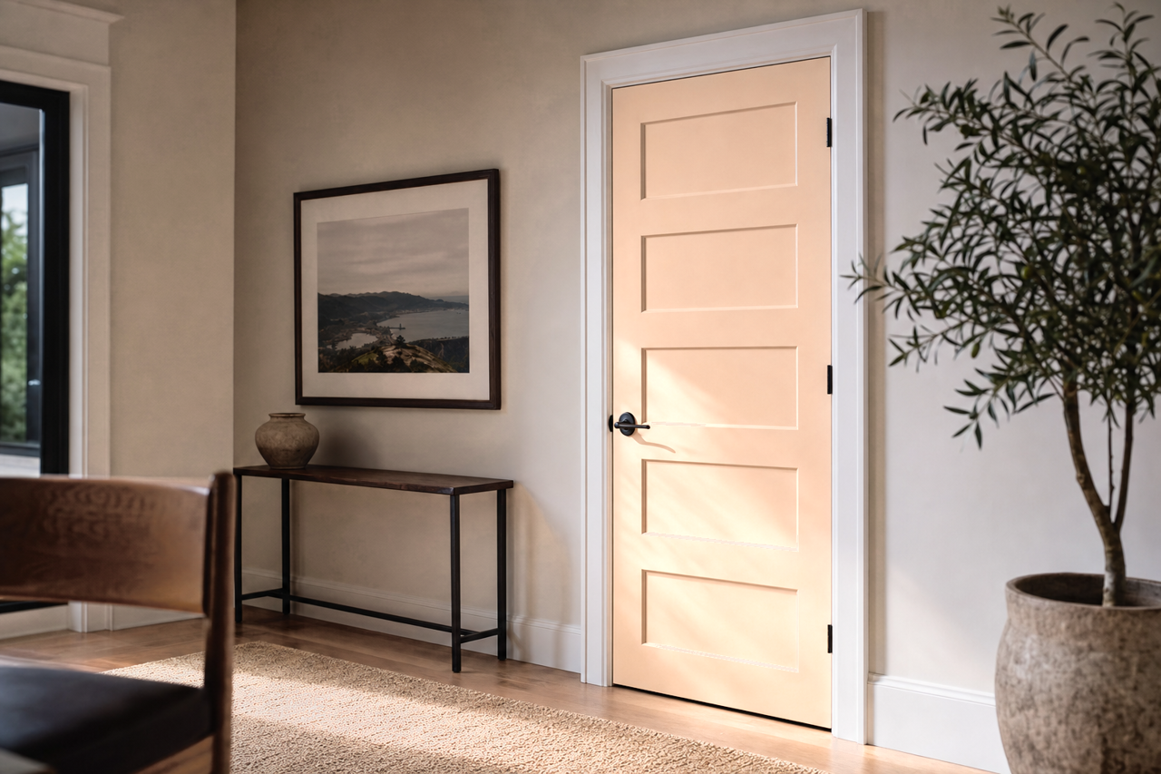 Groundhog Day by Benjamin Moore on interior-doors