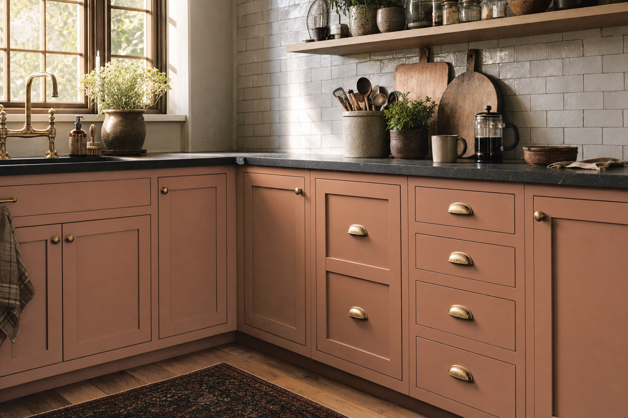 Antique by Benjamin Moore on cabinets
