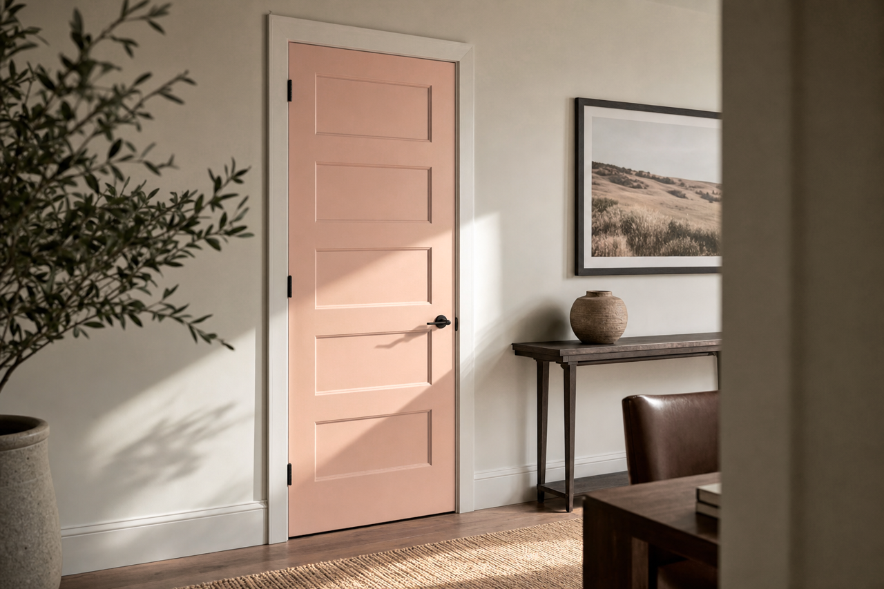 Vintage by Benjamin Moore on interior-doors