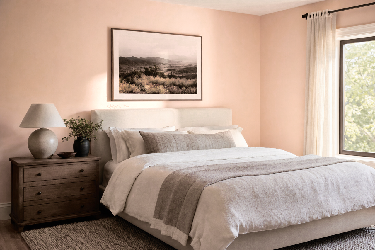 Pale by Benjamin Moore on interiors