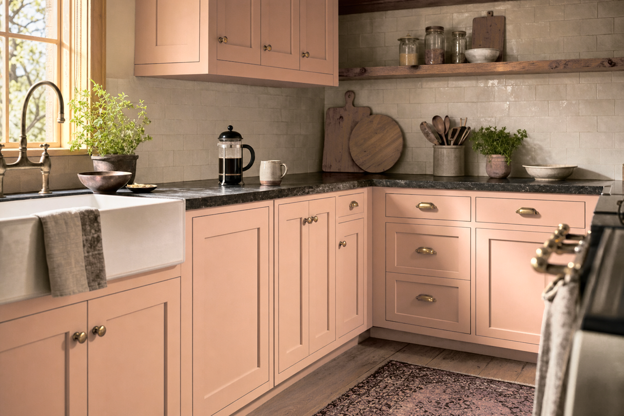 Soul by Benjamin Moore on cabinets