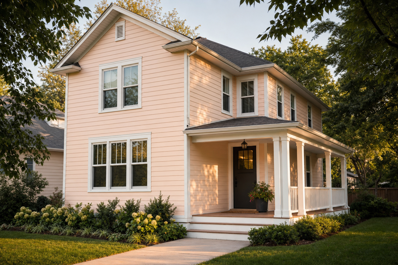 Sugarcane by Benjamin Moore on exterior