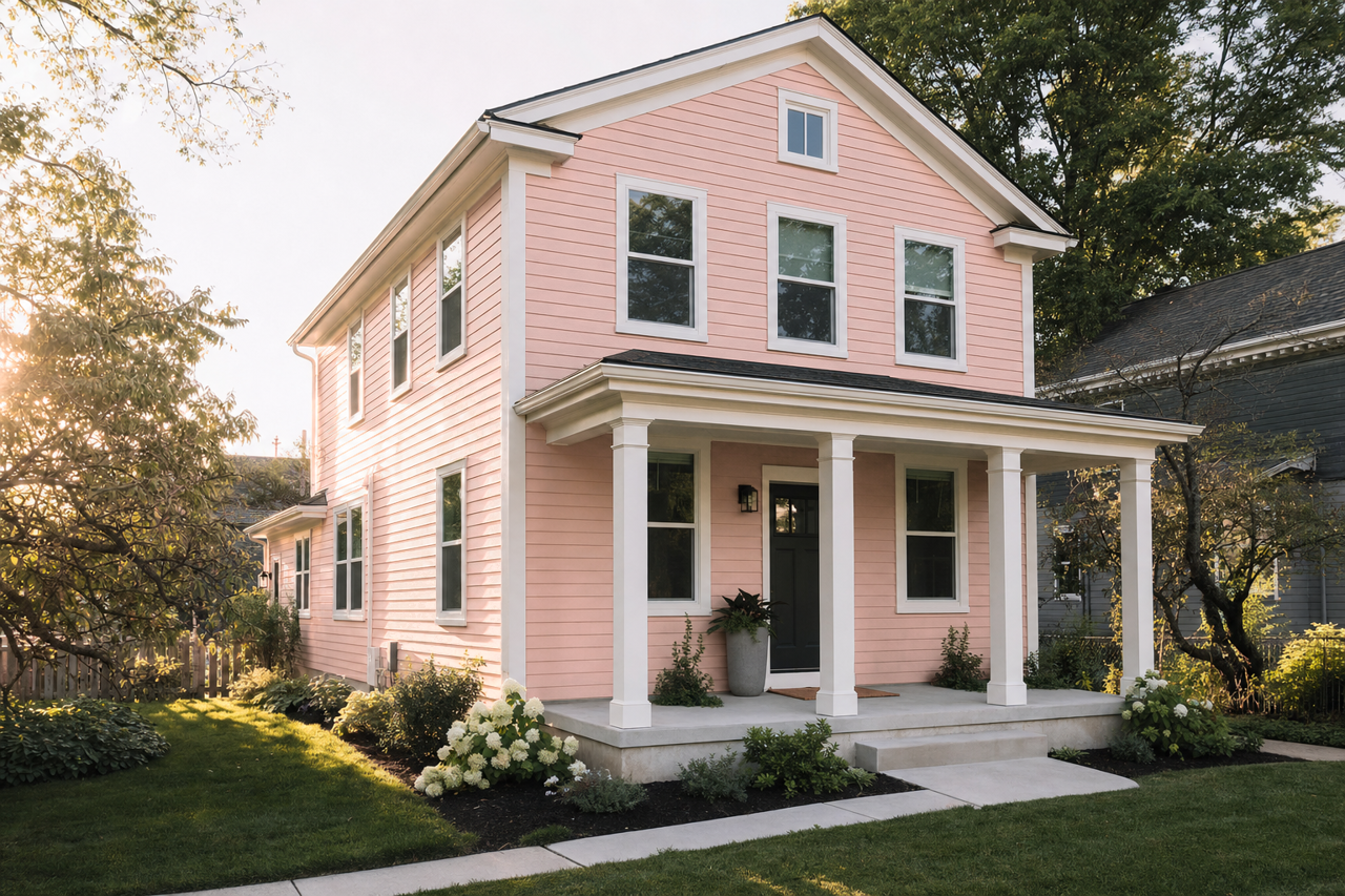 Ciao Bella by Benjamin Moore on exterior