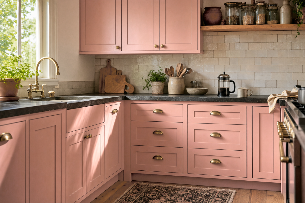 Palmetto by Benjamin Moore on cabinets