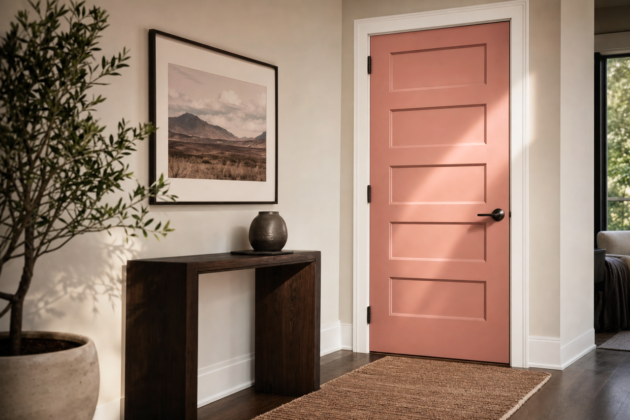 Santa Rosa by Benjamin Moore on interior-doors