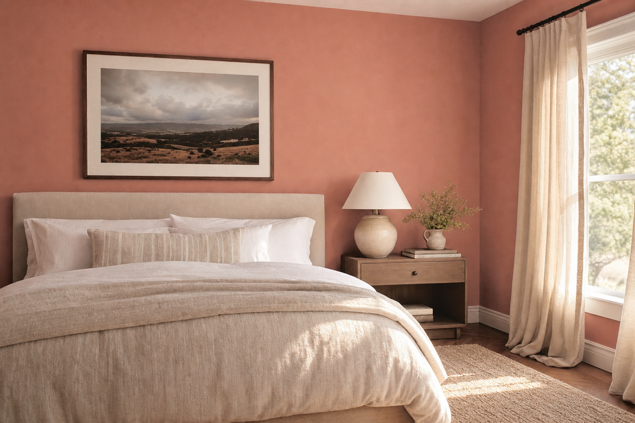 Santa Rosa by Benjamin Moore on interiors