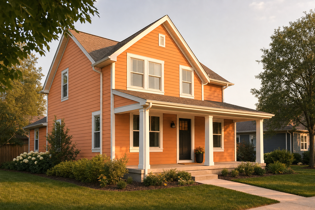 Cornucopia by Benjamin Moore on exterior