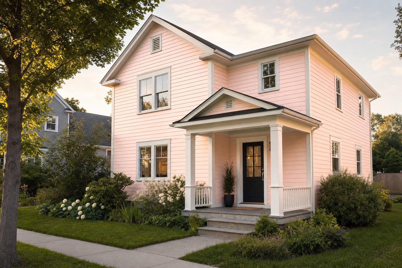 Sweet Romance by Benjamin Moore on exterior