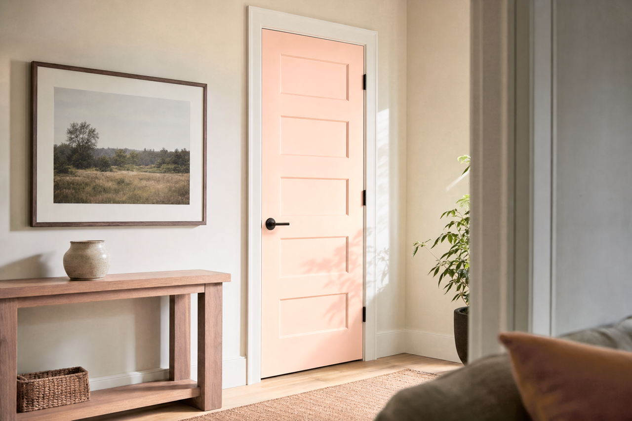 Sweet Romance by Benjamin Moore on interior-doors